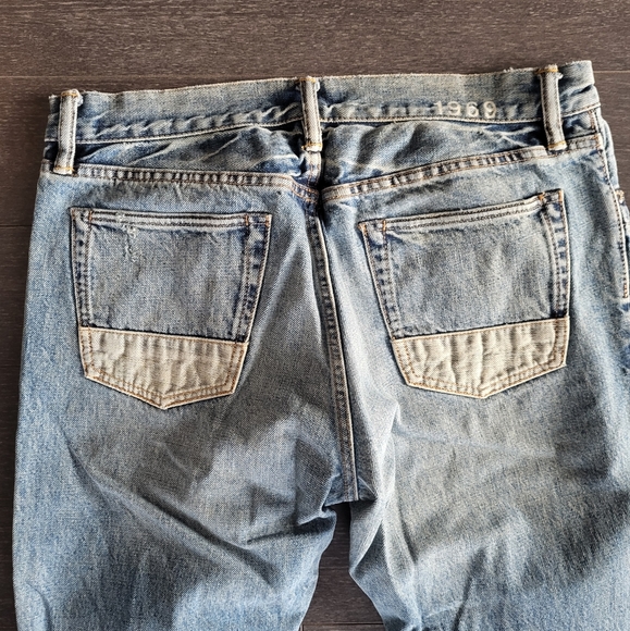 Vintage Gap Faded Blue Denim Jeans Semi Boot Cut - Picture 9 of 13